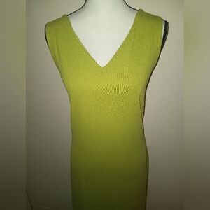 Talbots V-Neck Sleeveless Green 🍏 Maxi Dress SZL/XL